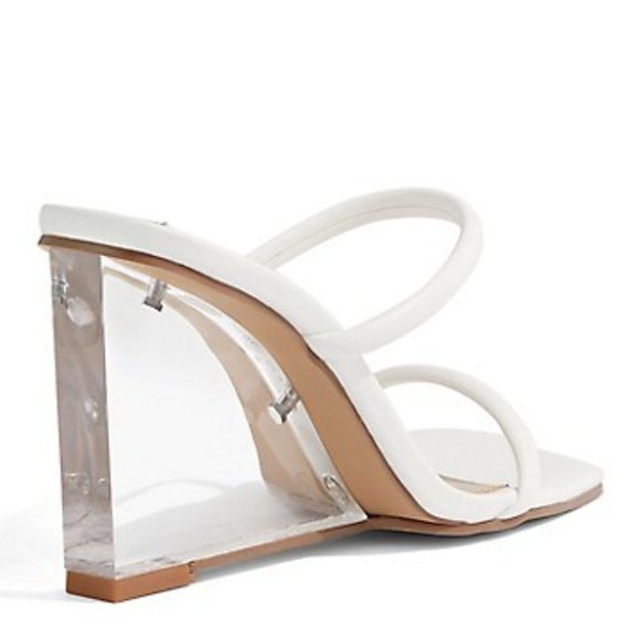 👡Steve Madden Polat Transparent Heel Slides, 9.5 - Picture 4 of 9